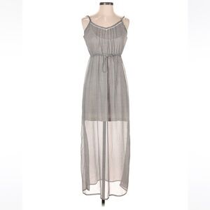 Staring at Stars Black and White Maxi Dress